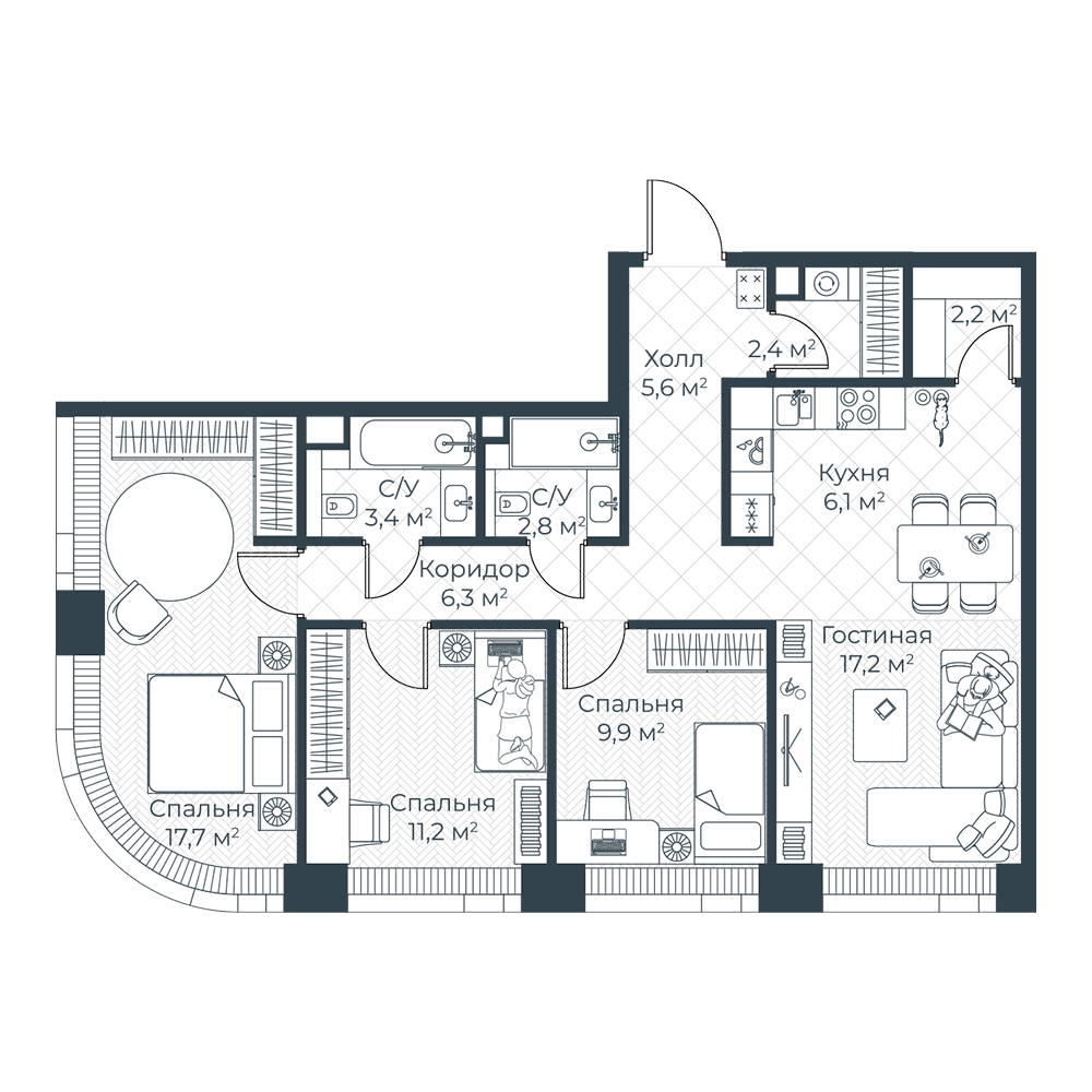 ЖК VEER, Москва | Жилой комплекс «Веер», MR Group | Купить квартиру в мультиквартале бизнес-класса на Верейской